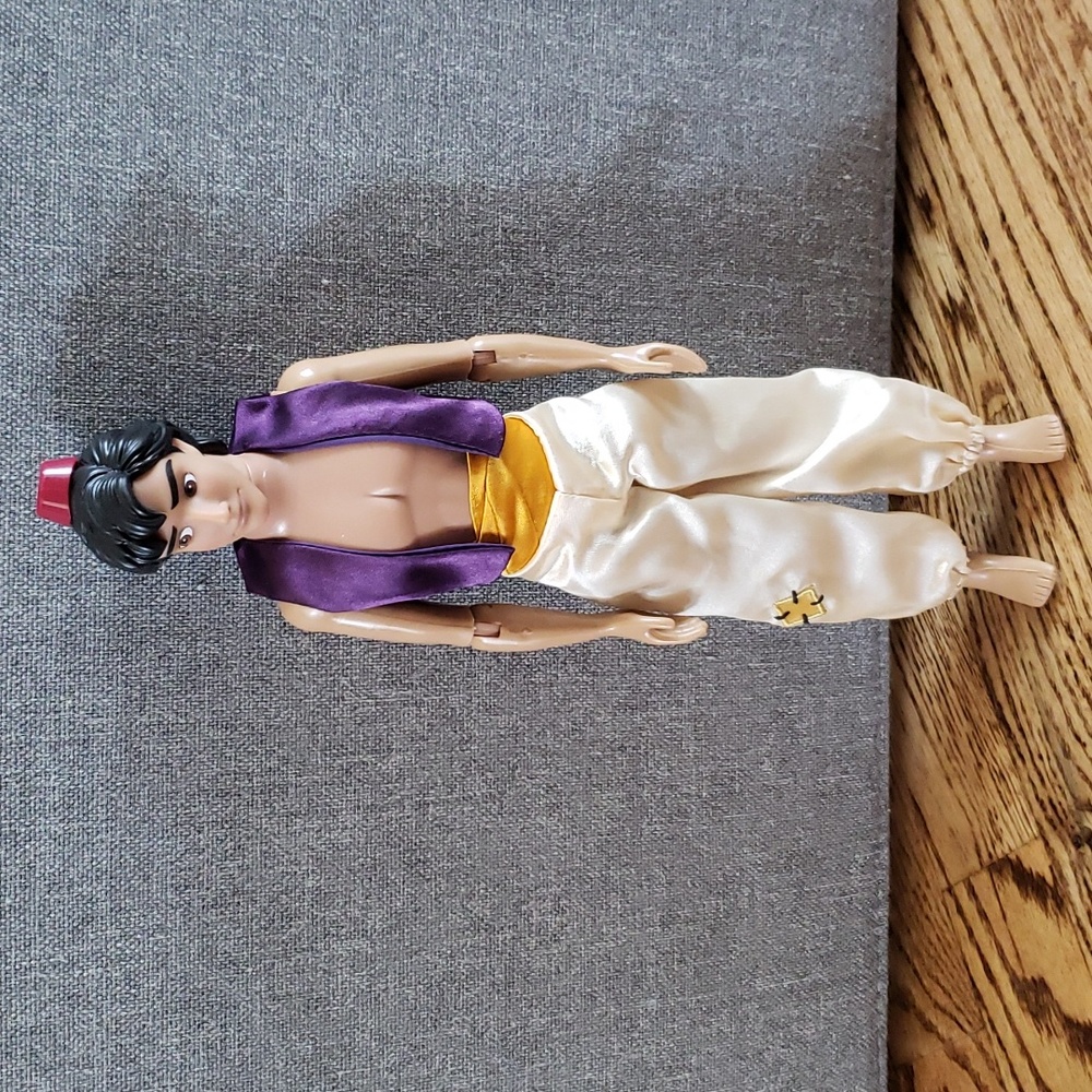 The Disney Store Prince Ali Aladdin EUC Complete Collectible Playtime Fun
